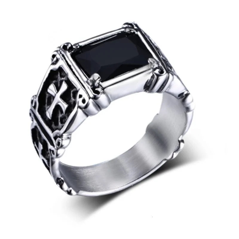 Red Zircon Ring with Personality