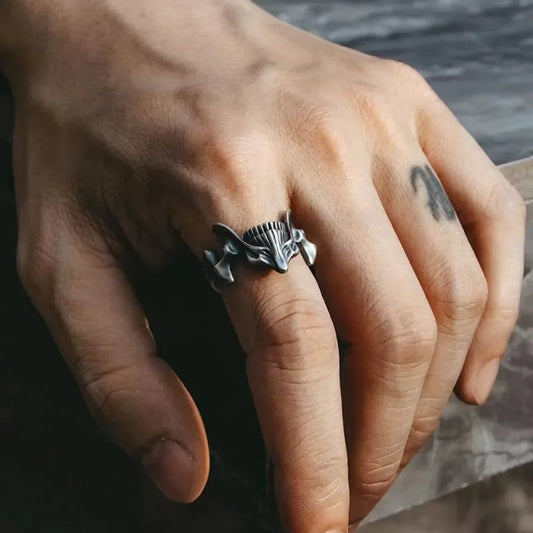 2 The Rebel Skull Ring