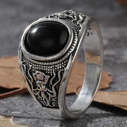 Goth Pirate Skeleton Octopus Ring