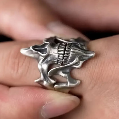 2 The Rebel Skull Ring