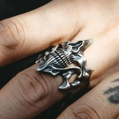 2 The Rebel Skull Ring