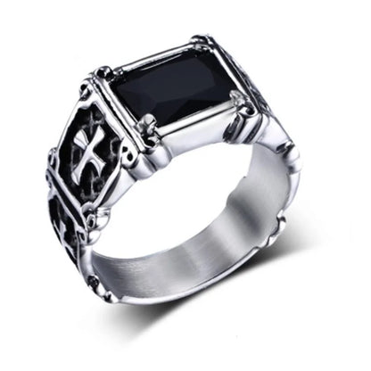 Red Zircon Ring with Personality