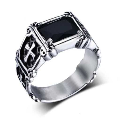 Red Zircon Ring with Personality